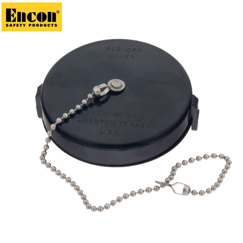 Encon 01052020 Facewash Black ABS Pop Off Cover with Stainless Beaded Chain