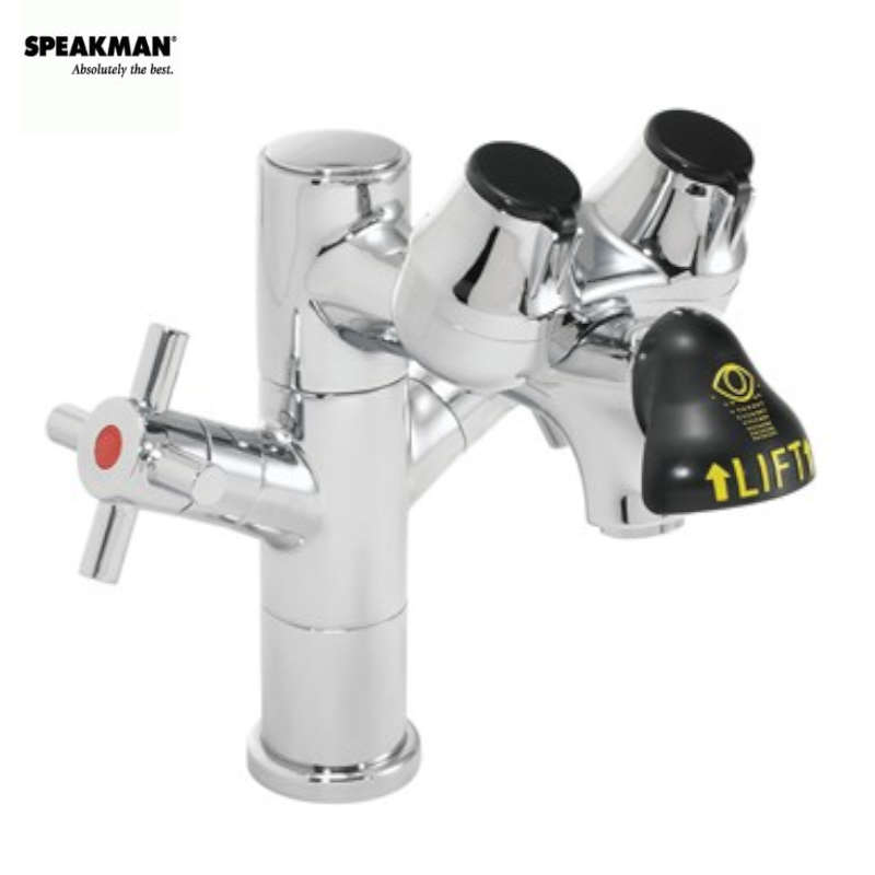 Speakman SEF-1850-NA Combination Eye Wash and Lab Faucet Non-Aerated