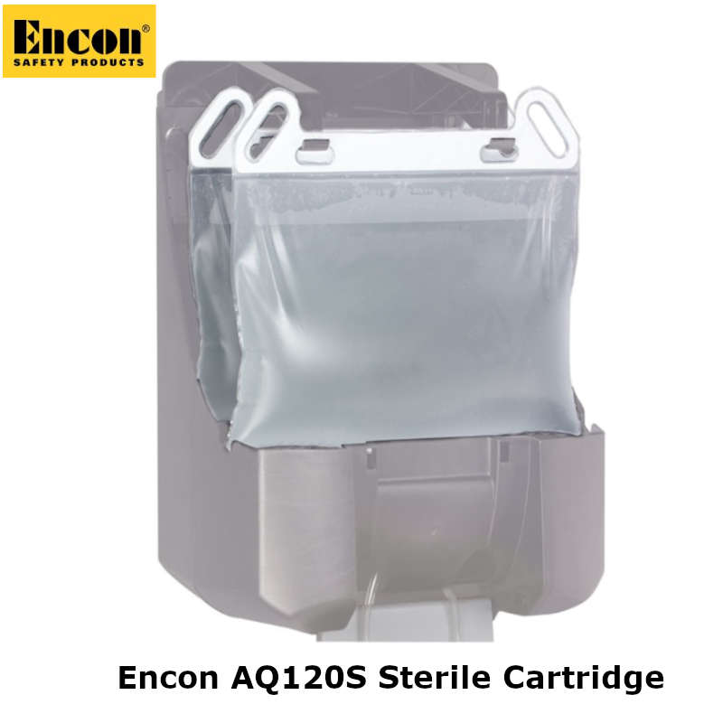 Encon Aquarion AQ120S Sterile Eyewash Cartridge for AQ100 and AQ120H130 stations — 36-month shelf life