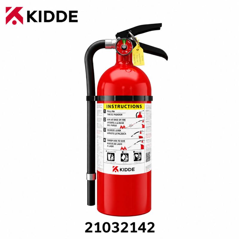 Kidde 21032142 5.5 lb ABC Fire Extinguisher – 3A:40B:C Rated with Wall Hanger