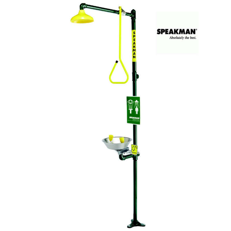 Speakman SE-690 Combination Emergency Shower With SE-490 Eye/Face Wash