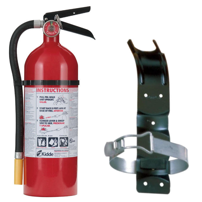 Kidde 46611201 Pro 5MP 3A:40B:C Fire Extinguisher With Metal Vehicle Bracket # 466400