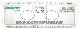 Haws Plastic Eyewash Gauges