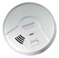 Universal 9 Volt Ionization Smoke Alarm with Silence Button and Battery Drawer