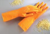 Ansell Tan Rubber Glove - Chemical Resistant Latex Glove