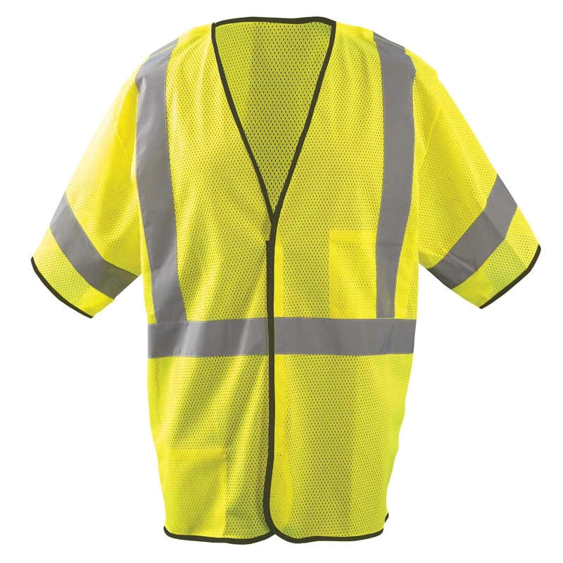 Occunomix- LUX-HSGCB Type R Class 3 Classic Mesh 5-Pt. Break Away Safety Vest