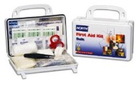 North Bulk First Aid Kit, 10 Person Plastic Kit