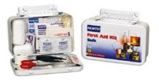 North Bulk First Aid Kit, 10 Person Metal Bulk Kit