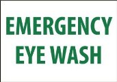 Emergency Eye Wash Sign