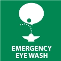 Emergency Eye Wash Sign with Image