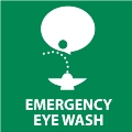 Emergency Eye Wash Sign with Image