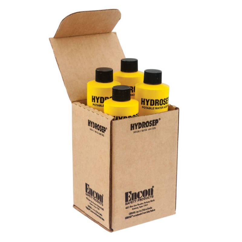 Encon 01110764 Hydrosep Eyewash Additive Four 8oz. Bottles