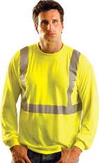 Occunomix High Viz Premium Long Sleeve Class 2 Wicking T-Shirt