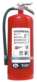 Badger 20 lb Extra BC Fire Extinguisher w/ Wall Hook Bracket - 23482