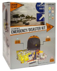 One Person Disaster Kit, 72 Hour Emergency Kit - 4046