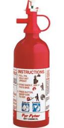 Kidde Pindicator 1 lb BC Disposable Fire Extinguisher w/ Wall Hook