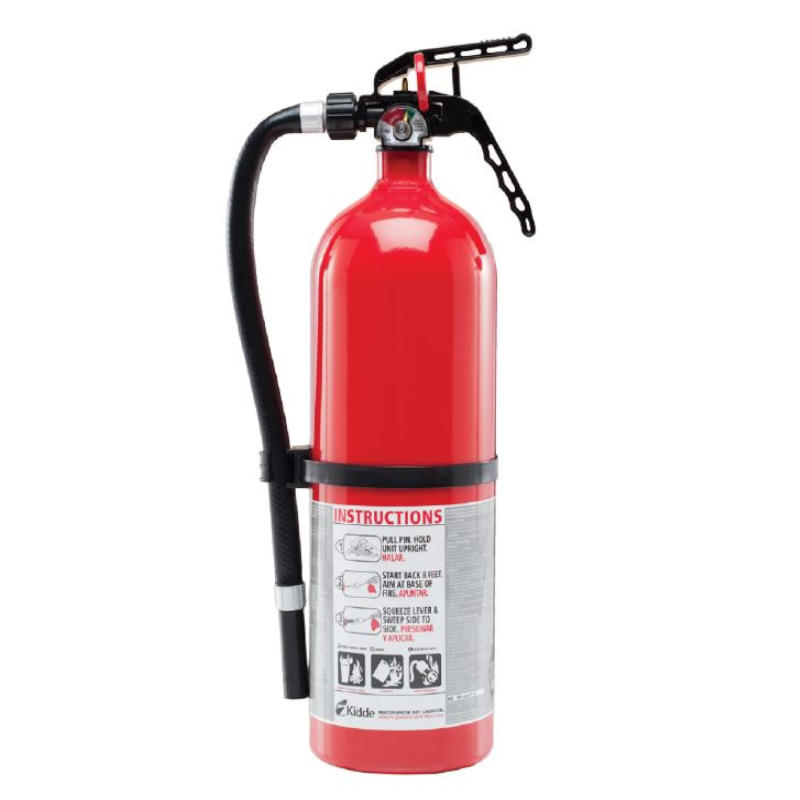Kidde Service Disposable Lite 5 lb ABC Fire Extinguisher w/ Wall Hook