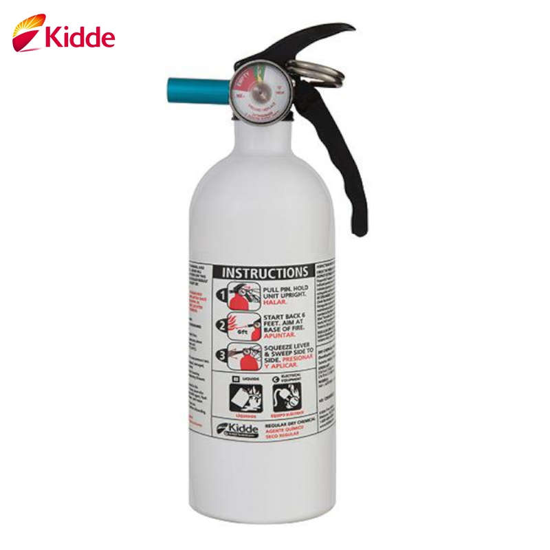 Kidde Mariner 5 Disposable 2 lb BC Fire Extinguisher w/ Nylon Strap Bracket