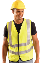 Occunomix Premium Flame Resistant Dual Stripe Solid Vest - LUX-SSFG/FR