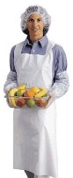 Ansell White Polyethylene Disposable Apron