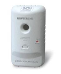Universal MC304SB Carbon Monoxide Smart Alarm With 10 Year Sealed Battery - Pack of Six
