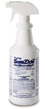 Safetec Sanizide Plus 32 Oz. Spray Bottle - Case of 6