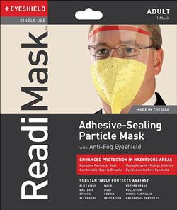 ReadiMask Adhesive-Sealing Particle Mask with Anti-Fog Eyeshield