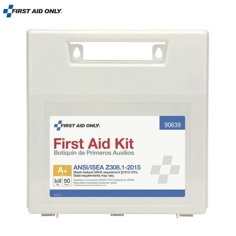 First Aid Only, 25 Person, 141 Piece ANSI A+ Kit, Plastic, 90589