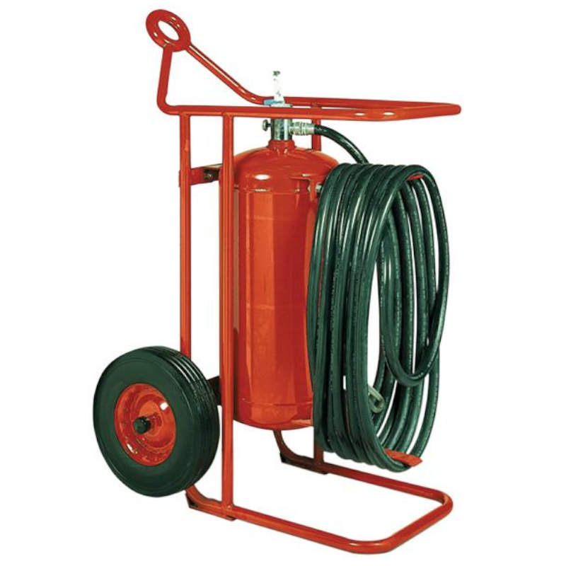 Badger 125 lb Wheeled Stored Pressure ABC Fire Extinguisher with 50' Hose - 20653