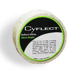 Cyflect Glow in the Dark Reflective Honeycomb Tape - 1.5" X 5'