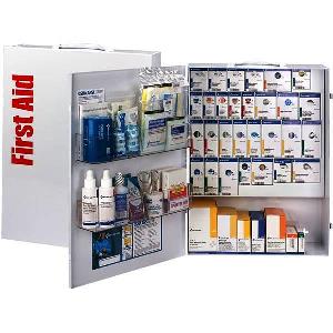 SmartCompliance 150 Person XL Metal First Aid Cabinet with Meds