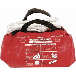 Sellstrom Emergency Fire Blanket and Cabinet