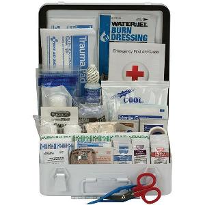 First Aid Only Metal 50-Person ANSI A+ Weatherproof First Aid Kit 90564