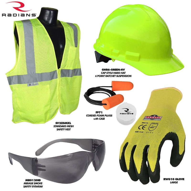 Radians RNHK4 PPE Deluxe Hi Viz Starter Kit