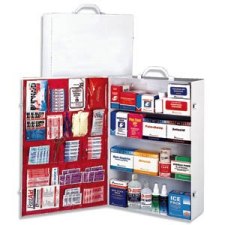Commercial First Aid, 4 Shelf First Aid Cabinet