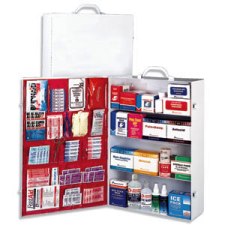 Commercial First Aid, 4 Shelf Restaurant First Aid Cabinet
