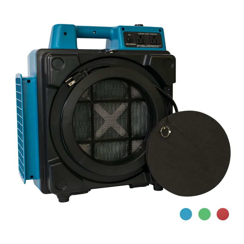 XPOWER X-2480A Professional 3-Stage HEPA Mini Air Scrubber