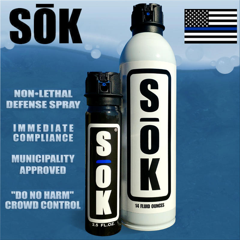 SOK Blue Line Non-Lethal Self Defense Spray
