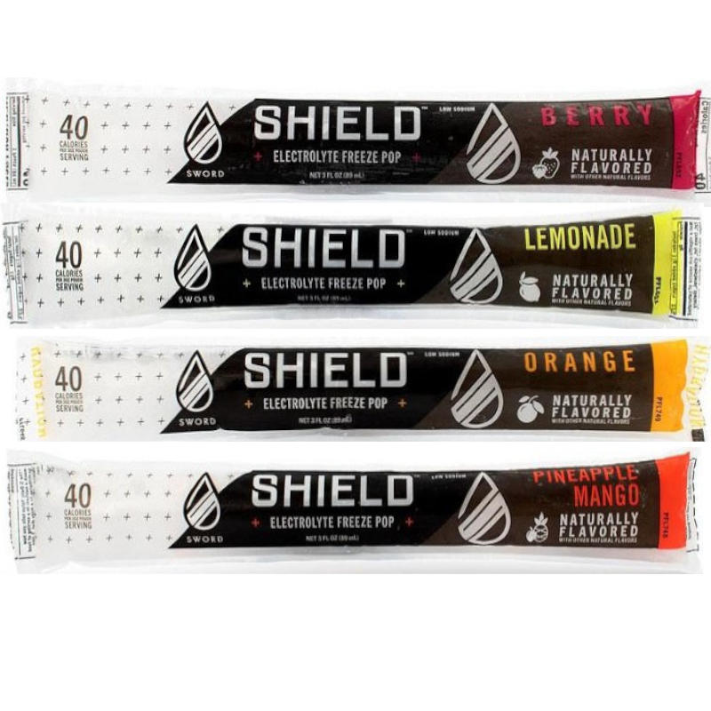 Shield Electrolyte Replenishment Hydration Freeze Pops, Mixed Flavors