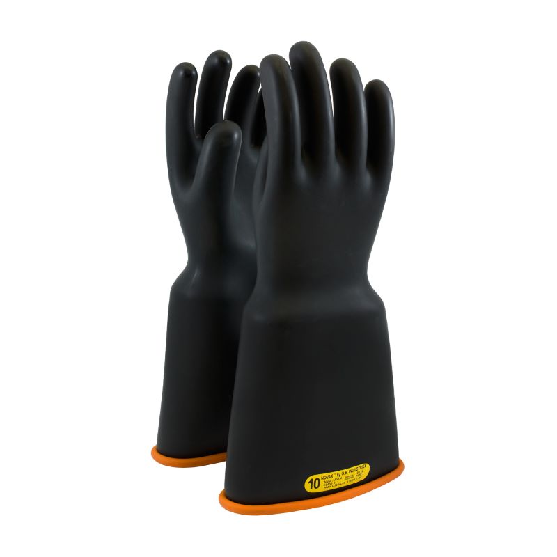 PIP NOVAX 159-2-16 Class 2 Rubber Insulating Glove Bell Cuff - 16", Black w/ Orange Inner, 1 Pair