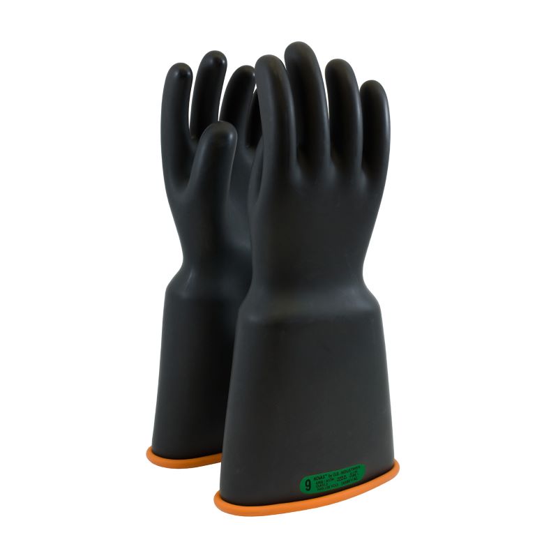 PIP NOVAX 159-3-16 Class 3 Rubber Insulating Glove Bell Cuff - 16", Black w/Orange Inner, 1 Pair