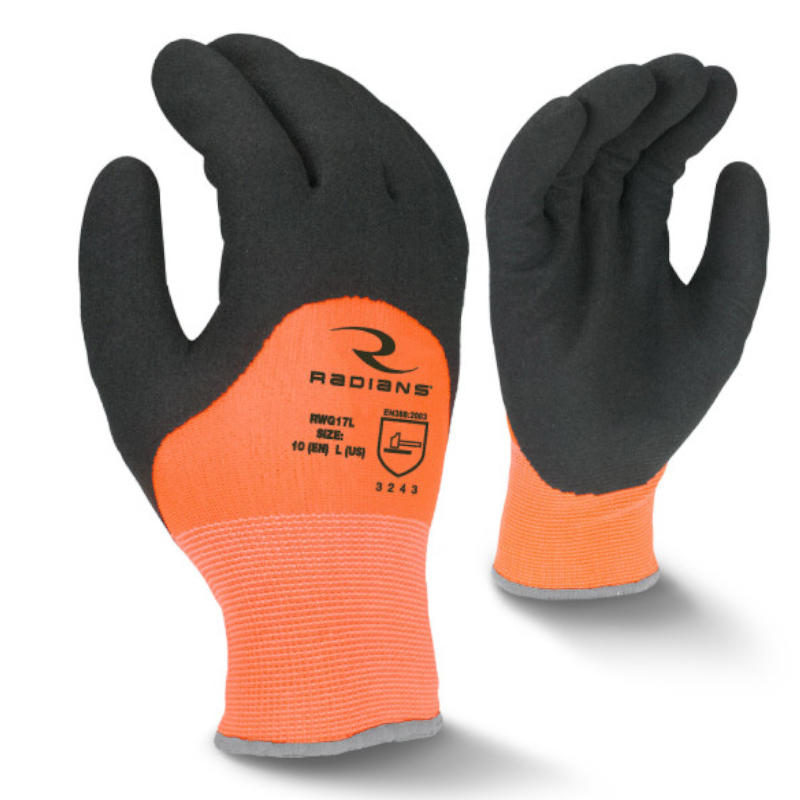 Radians RWG17 Latex Coated Cold Weather Glove, 1 Dozen