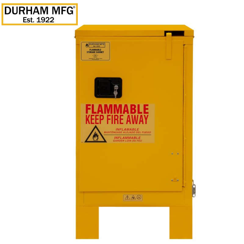Durham 1012SL-50 Self Close 12 Gallon Flammable Storage Cabinet With Legs