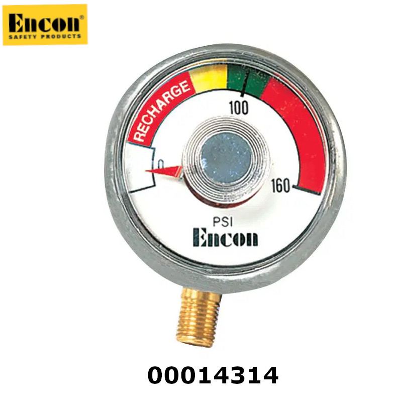 Encon 00014314 replacement air gauge for eyewash station