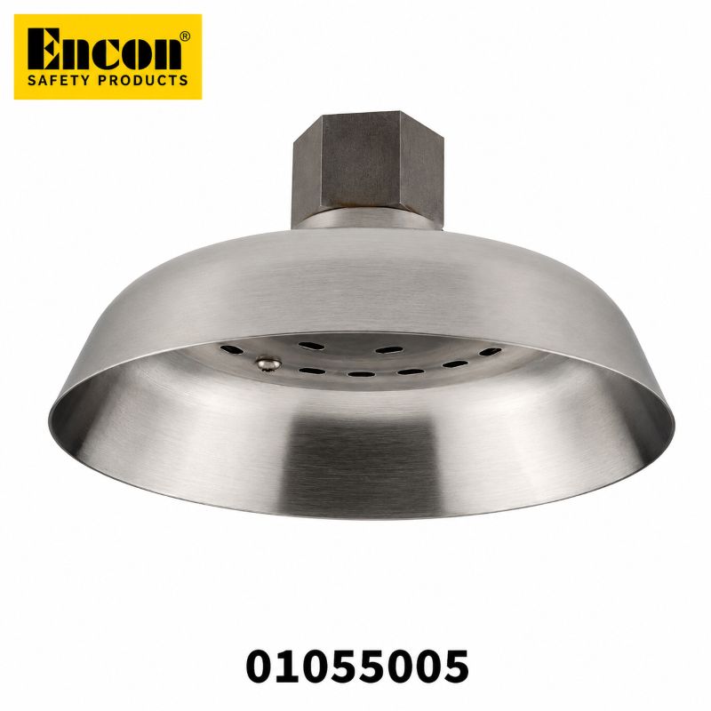 Encon 01055005 stainless steel 20 GPM emergency shower head assembly