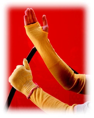 Kevlar® KutGard Cut Resistant Sleeves - Single & Double Ply, 10" to 24"