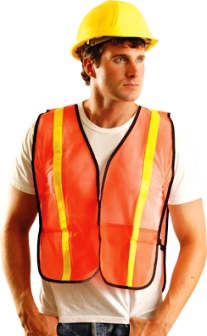 OccuNomix Economy Hook & Loop NON-ANSI Mesh Safety Vest