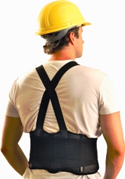 OccuNomix Econo Reinforcer Back Support, 4 Panel W/Detachable Suspenders - 612