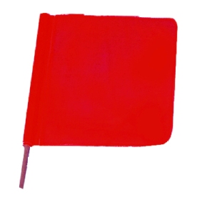 Vinyl Warning Flag