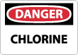 Danger - Chlorine Sign